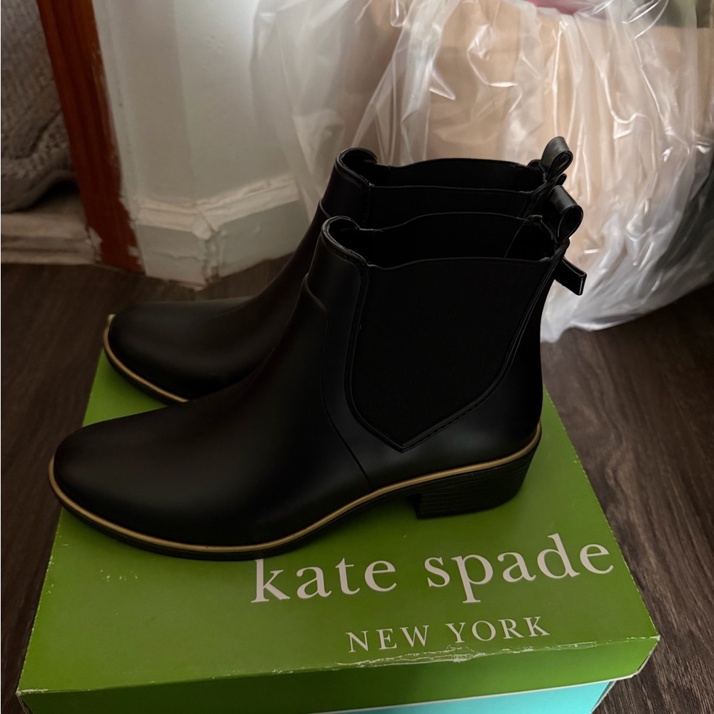 Kate Spade Elegant Black Boots
